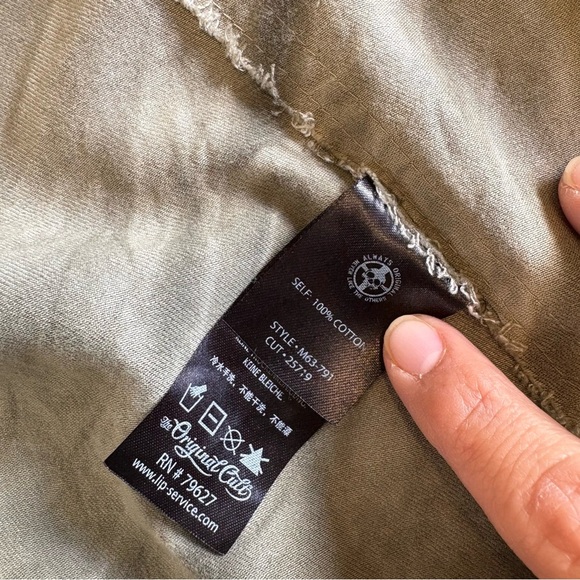 Lip Service Warbird Vintage Jacket Green Goth Unisex Underground Renaissance S - Picture 12 of 13